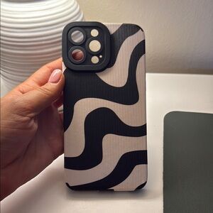 Stylish Black and White Phone Case